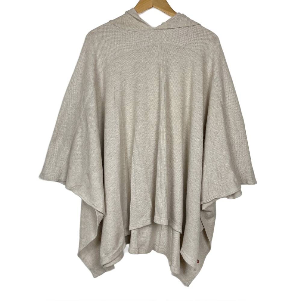 Livi Tan Knit Hooded‎ Cape
